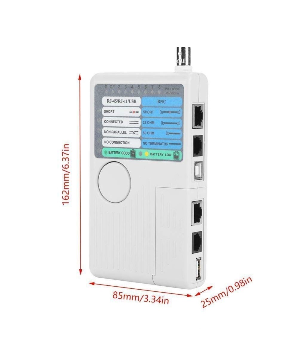 Probador de cables de red RJ45, RJ11, USB, BNC, NF3468
