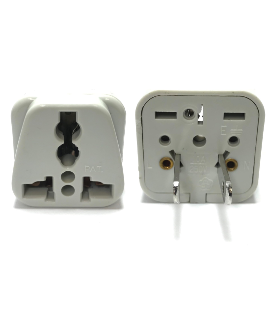 Adaptador de enchufe electrico europeo / asiatico a americano