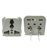 Adaptador de enchufe electrico europeo / asiatico a americano