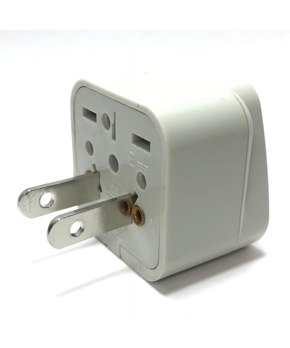 Adaptador de enchufe electrico europeo / asiatico a americano