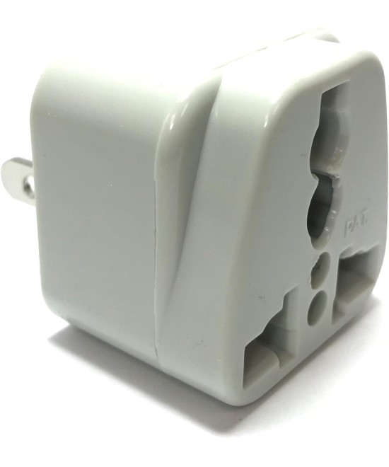 Adaptador de enchufe electrico europeo / asiatico a americano