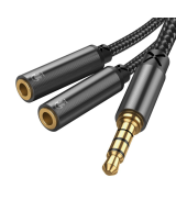 Separador de Audio para 2 Sets de Audifonos