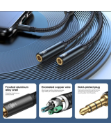 Separador de Audio para 2 Sets de Audifonos