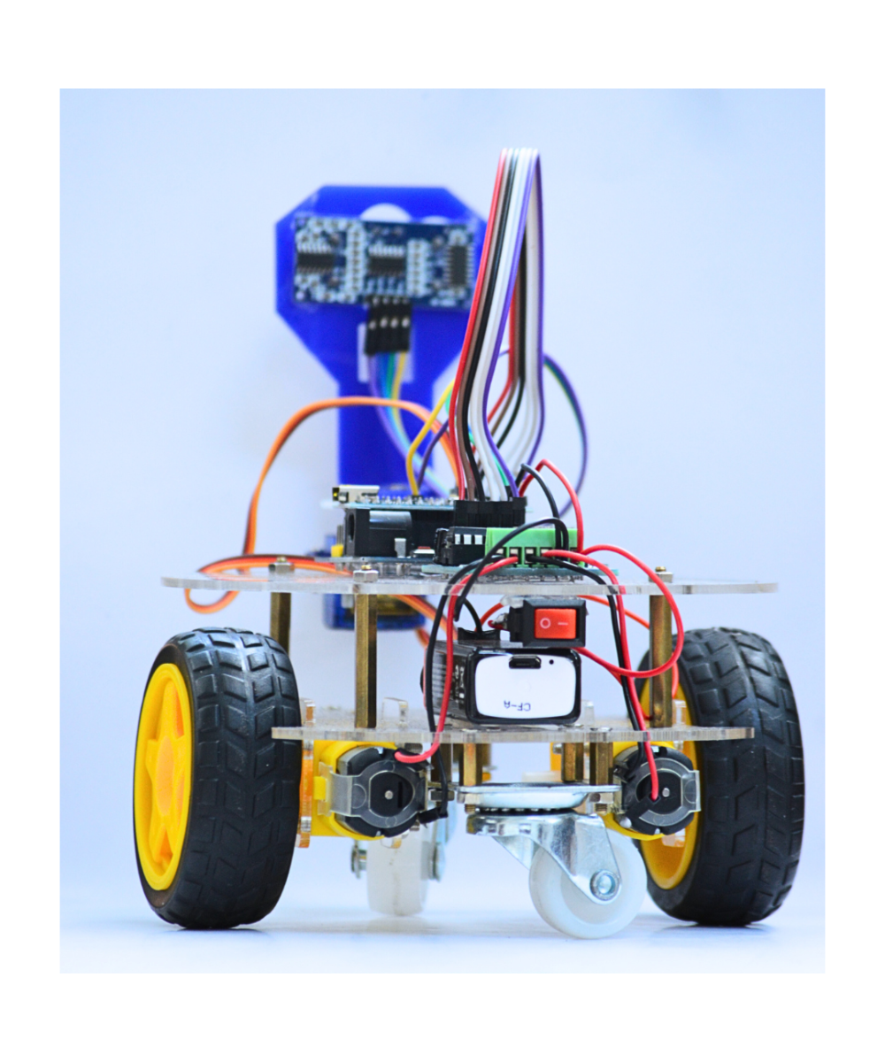 Carrito Redondo Evasor de Obstaculos