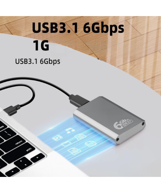 Contenedor para disco duro Msata