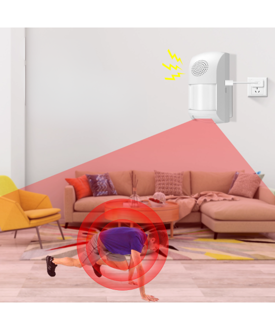 Detector inteligente infrarrojo de movimiento