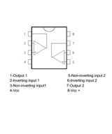 Amplificador Operacional JRC4580D (DIP) SMD