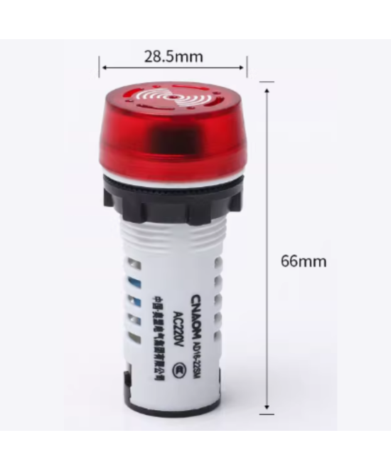 Buzzer Luz piloto intermitente 110V