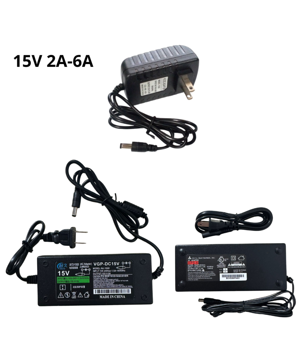 Fuente de Energía 15V 2A-6A