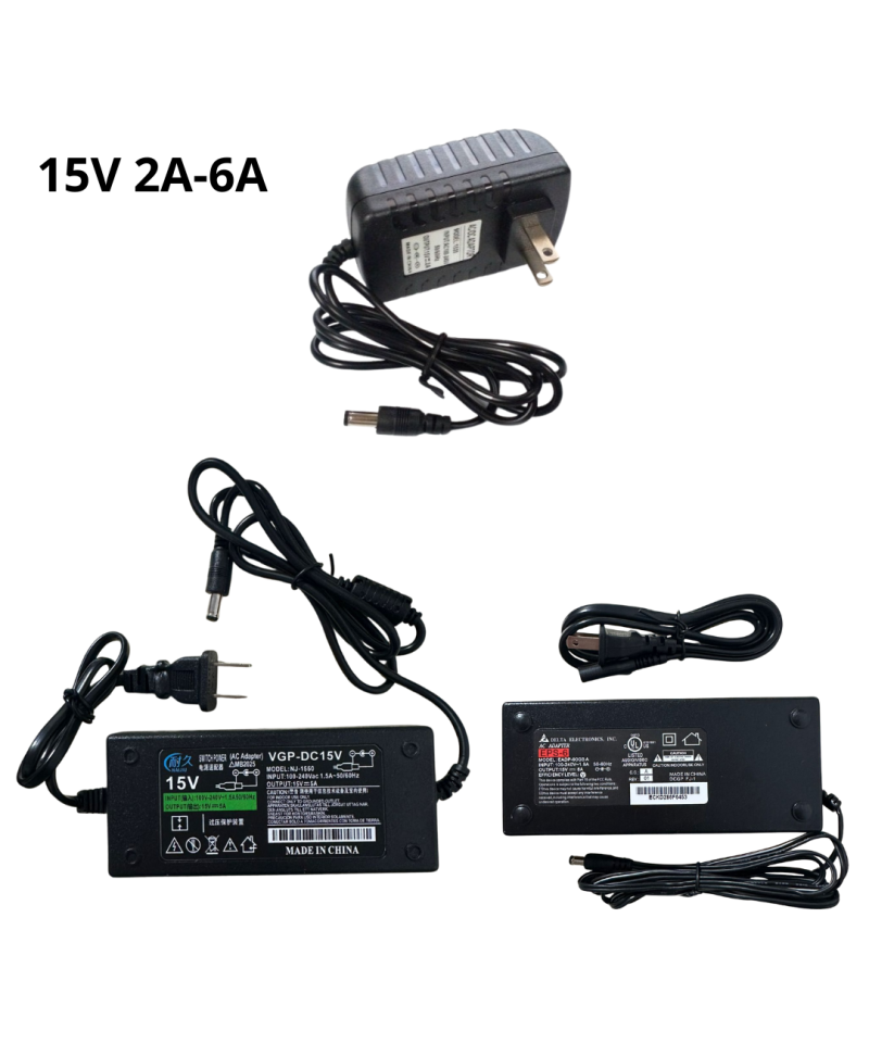 Fuente de Energía 15V 2A-6A