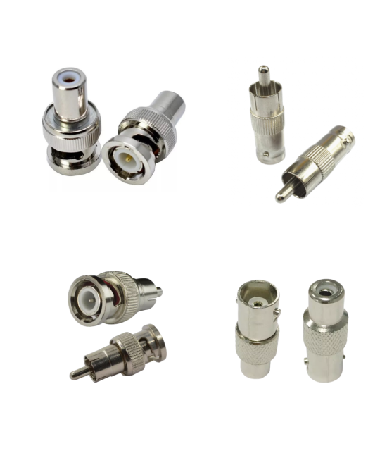 Conector BNC macho a RCA hembra / BNC hembra a RCA Macho