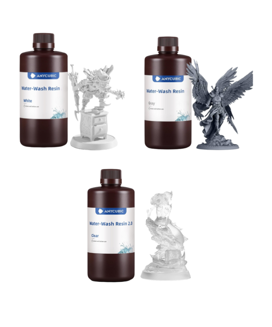 Resina UV ANYCUBIC 500g para impresoras 3D Standard Lavable