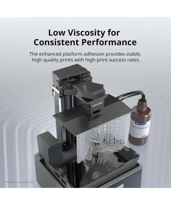 Resina UV ANYCUBIC 500g para impresoras 3D Standard Lavable