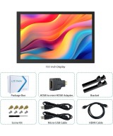 pantalla tactil 10.1 capacitiva HDMI pantalla 1280x800 para Raspberry Pi 5/4/3B
