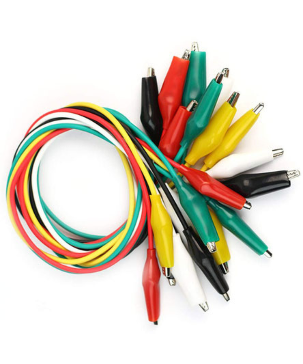 Cables para pruebas punta lagartija a lagartija (2U)