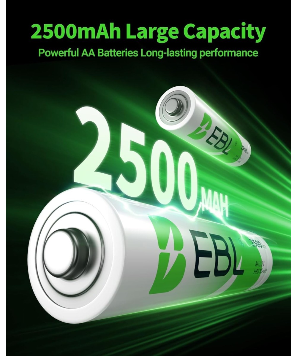 Baterias Recargables AA 2800mAh EBL (4U)