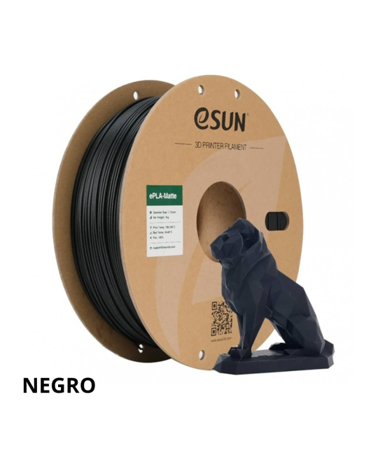 FILAMENTO PLA+ MATTE ESUN 1.75MM 1KG