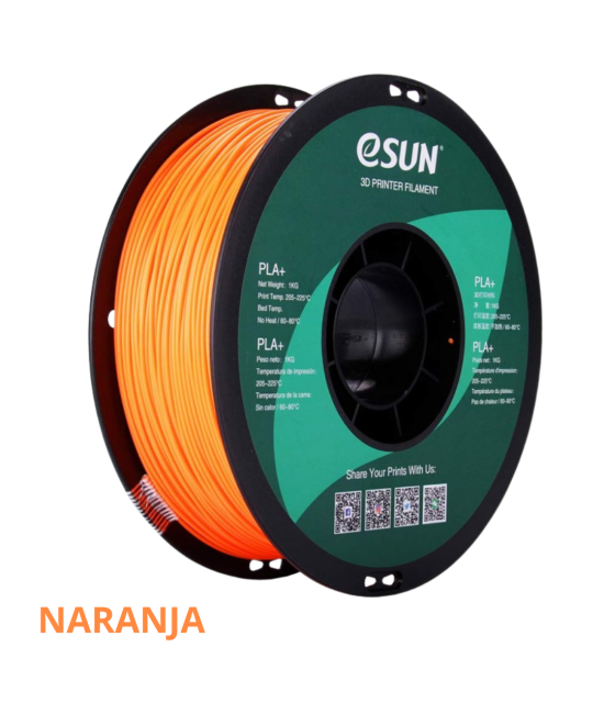FILAMENTO PLA+ ESUN 1.75MM 1KG