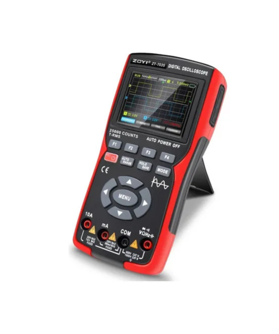 Multimetro y Osciloscopio 3 en 1 ZT-703S ZOYI