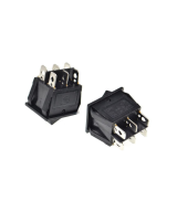 Interruptor basculante doble KCD6-202N-6P de 6 pines ON-OFF-ON
