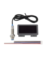 Medidor digital de velocidad (tacómetro) 220V AC con sensor hall