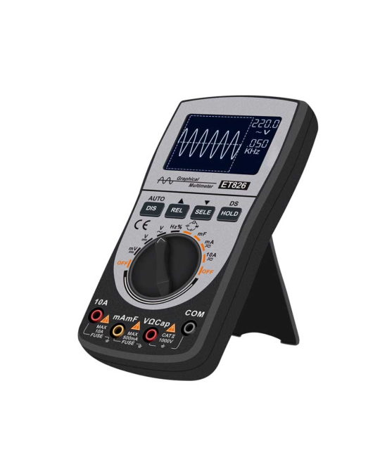 Multimetro y Osciloscopio 2 en 1 ET826