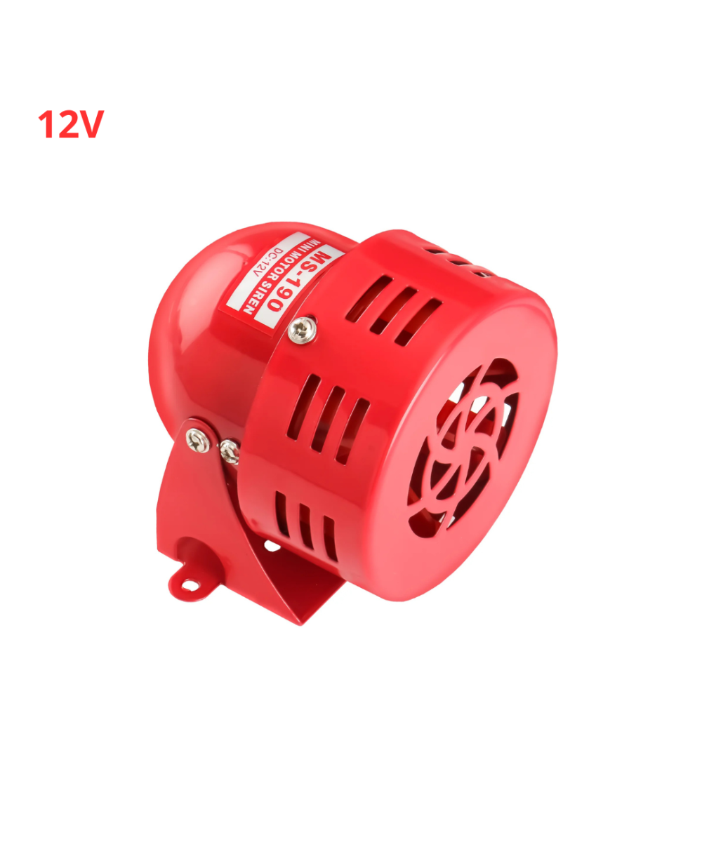Mini Sirena de motor MS-190 12V-110V