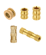 Tuercas de insercion de laton (cobre) con rosca M3 (10 unidades)