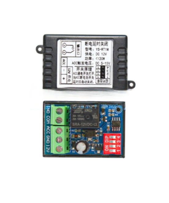 Interruptor de retardo con temporizador DC 12V