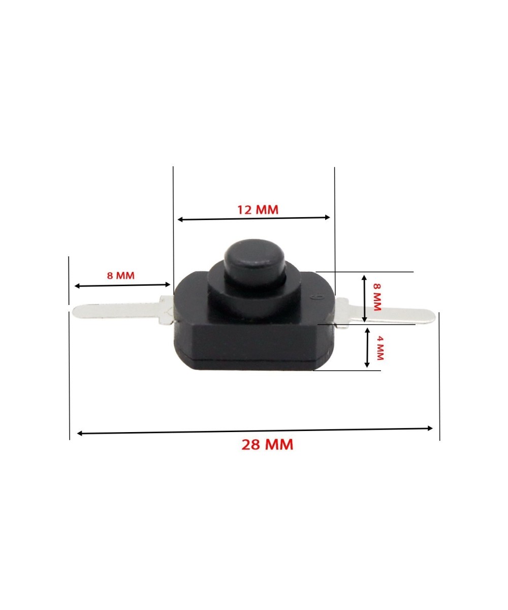Inetrruptor de bloqueo automatico  12*8mm 30V 1A