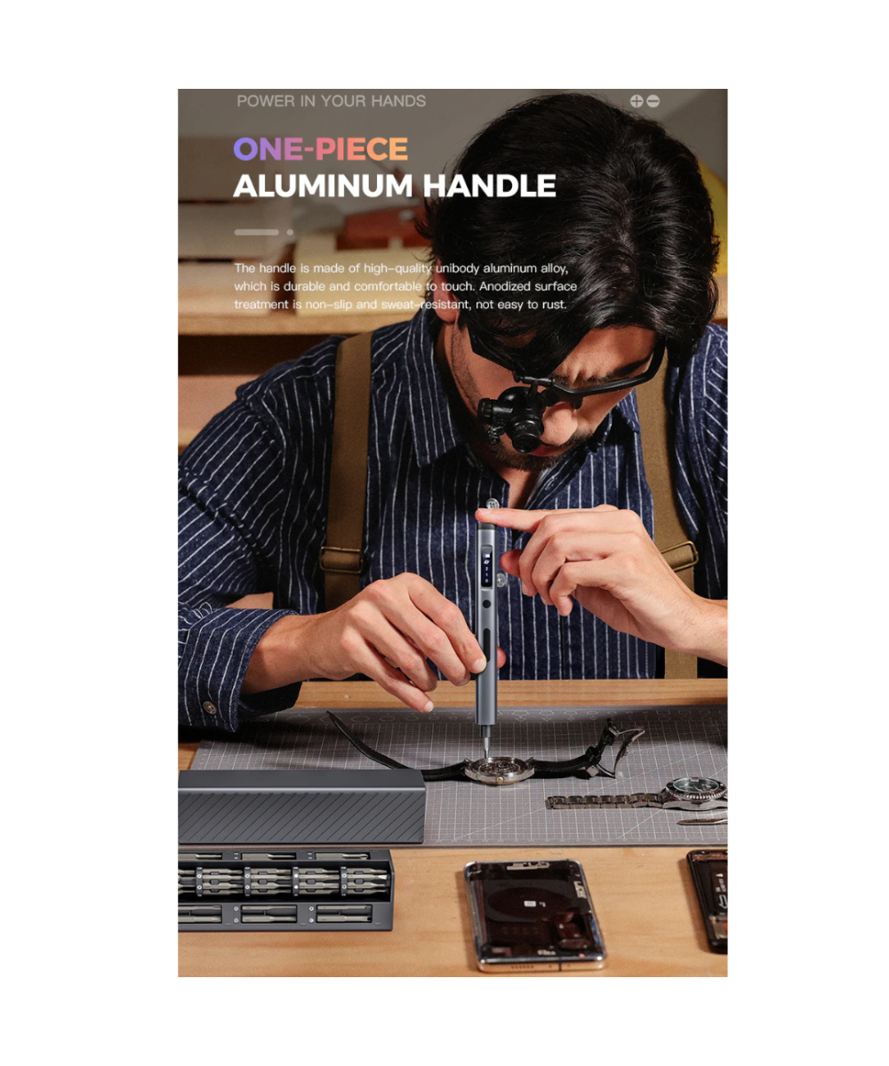 Kit de destornillador de precision recargable 57 en 1