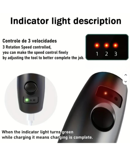 Kit de taladro inalambrico para desbastes JANGKLIFE