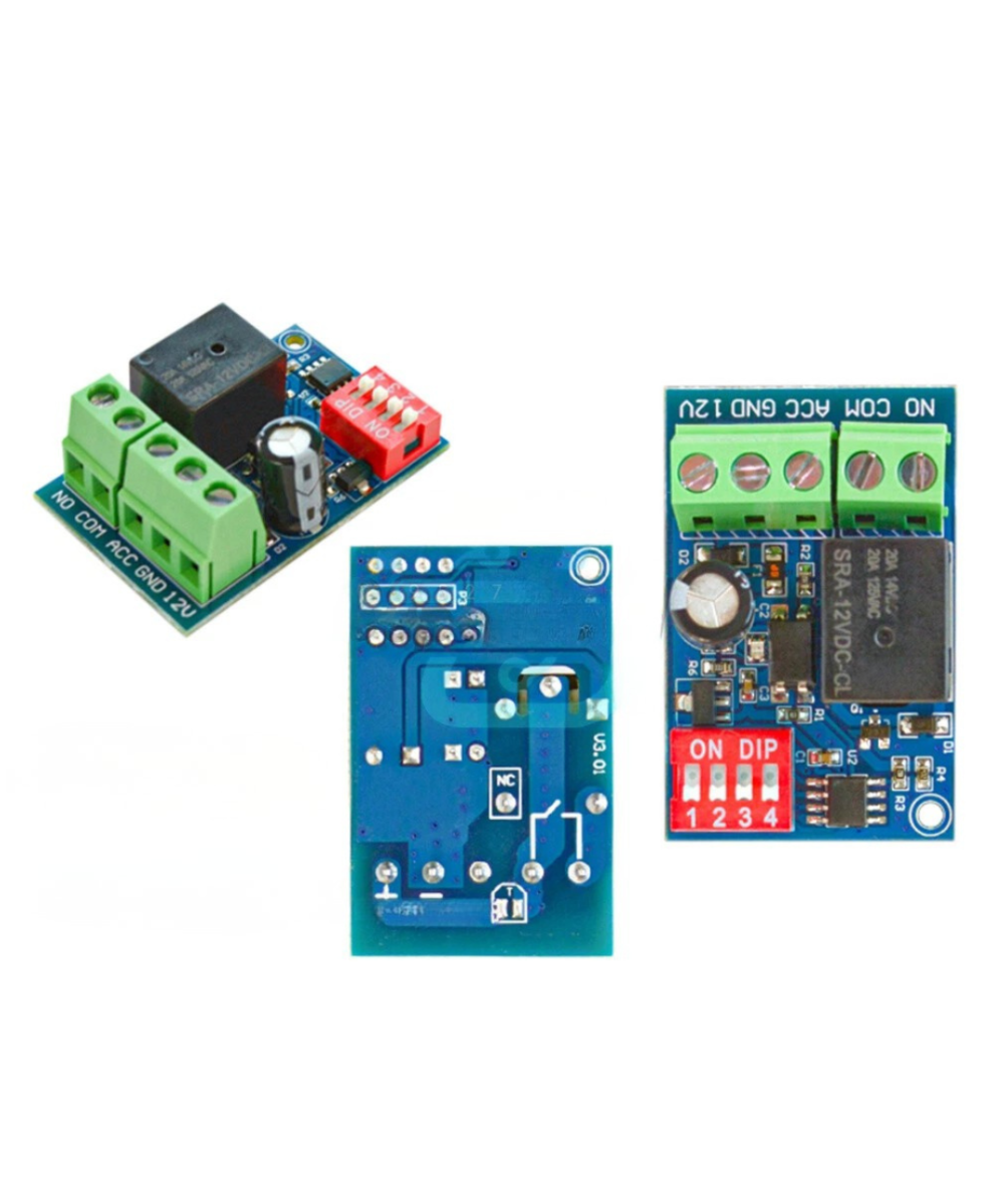 Interruptor de retardo con temporizador DC 12V