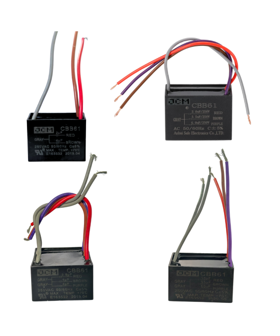 Capacitor de arranque CBB61 250v 3, 4 y 5 cables