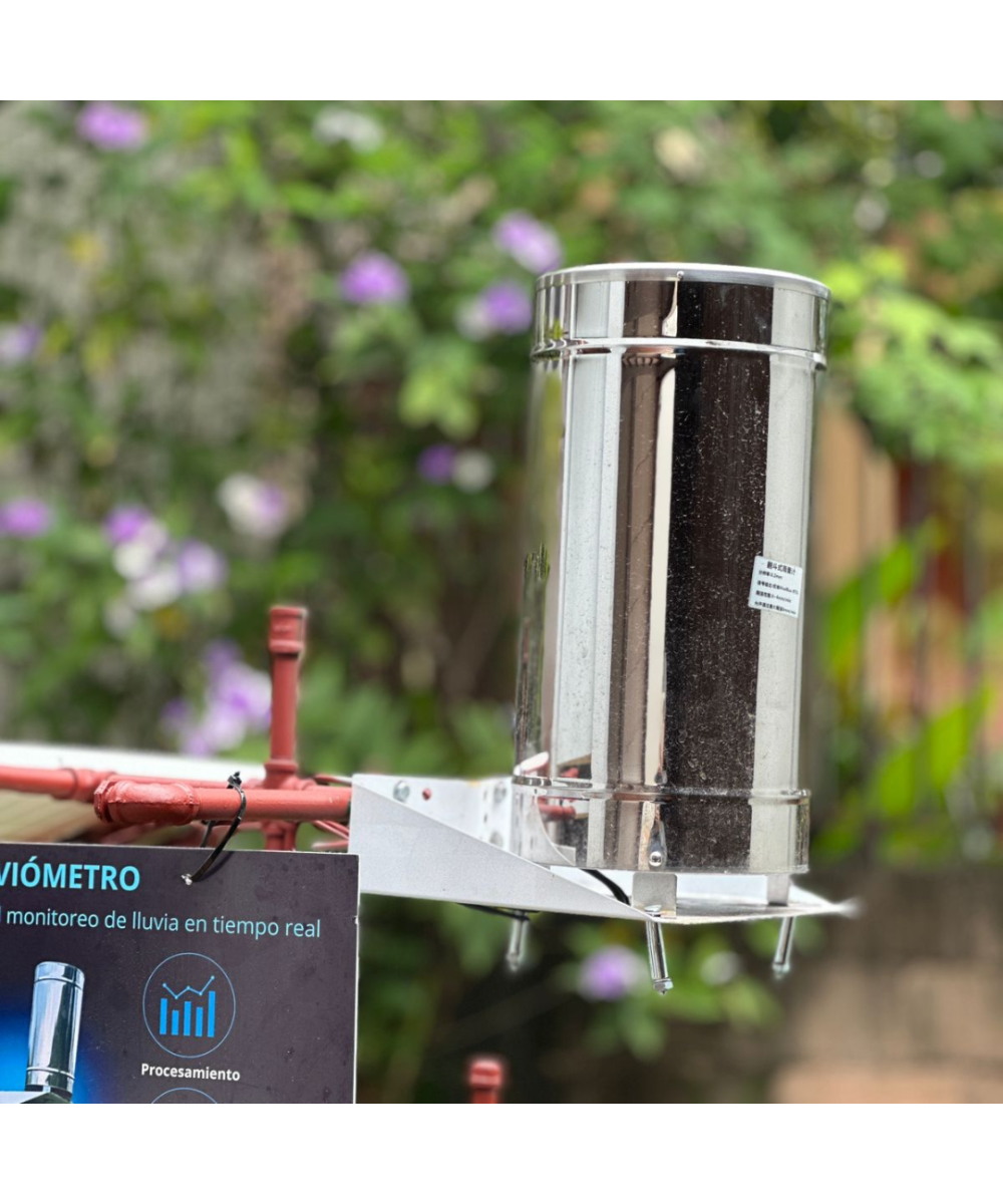 Sistema medidor de lluvia Pluviometro