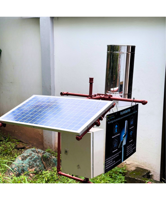 Sistema medidor de lluvia Pluviometro