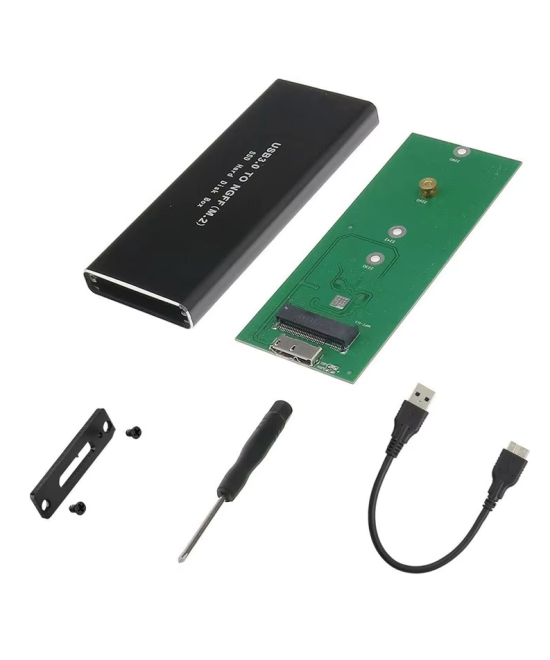 Adaptador para disco duro NGFF M.2 SATA SSD a USB 3.1 Tipo C, USB 3.0 a M.2 NGFF