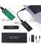 Adaptador para disco duro NGFF M.2 SATA SSD a USB 3.1 Tipo C, USB 3.0 a M.2 NGFF