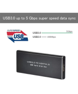 Adaptador para disco duro NGFF M.2 SATA SSD a USB 3.1 Tipo C, USB 3.0 a M.2 NGFF