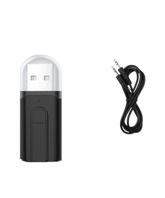 Adaptador Bluetooth auxiliar 5.0 3.5mm con lector TF