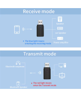Adaptador Bluetooth auxiliar 5.0 3.5mm con lector TF