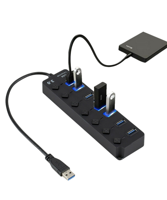 Hub USB 7 puertos
