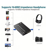 Amplificador de audio para auriculares