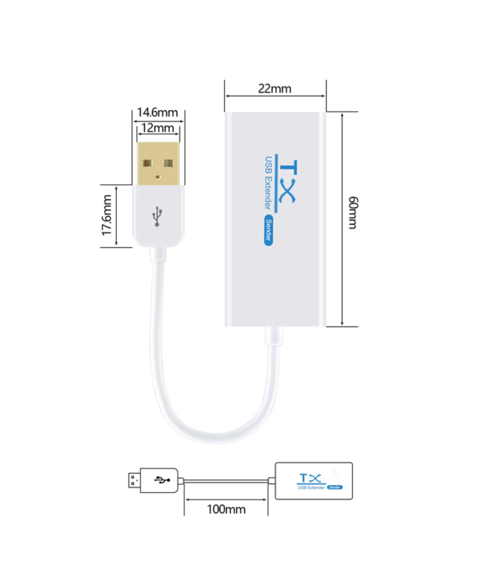 Extender USB a traves de RJ45 200 Metros