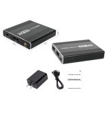 Separador de video Display Port 1 entrada a 2 salidas 4K 120Hz, compatible con MST y SST