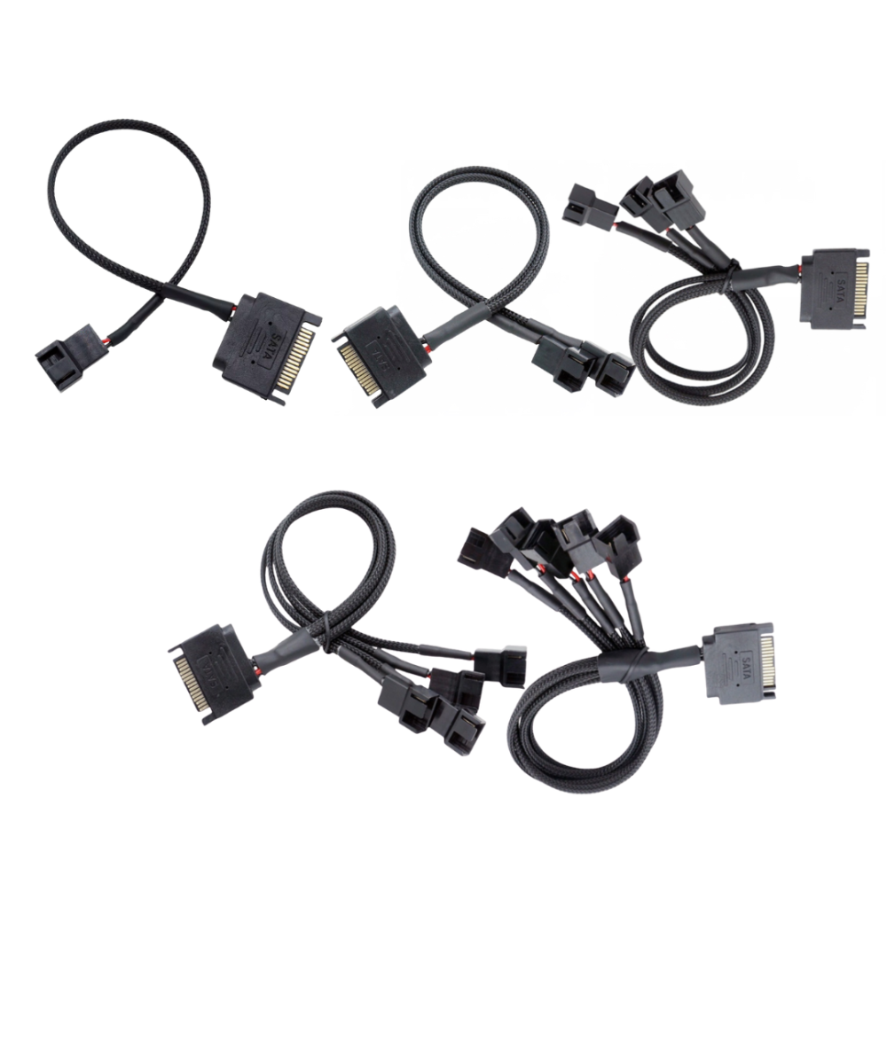 cable sata con conexion de ventilador SATA