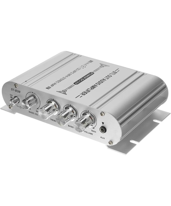 Amplificador de audio estereo Hi-Fi 2.1 LP-838 200W 12-15V