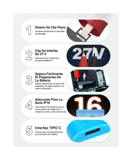 Liberador de bateria RELIFE-RL-910