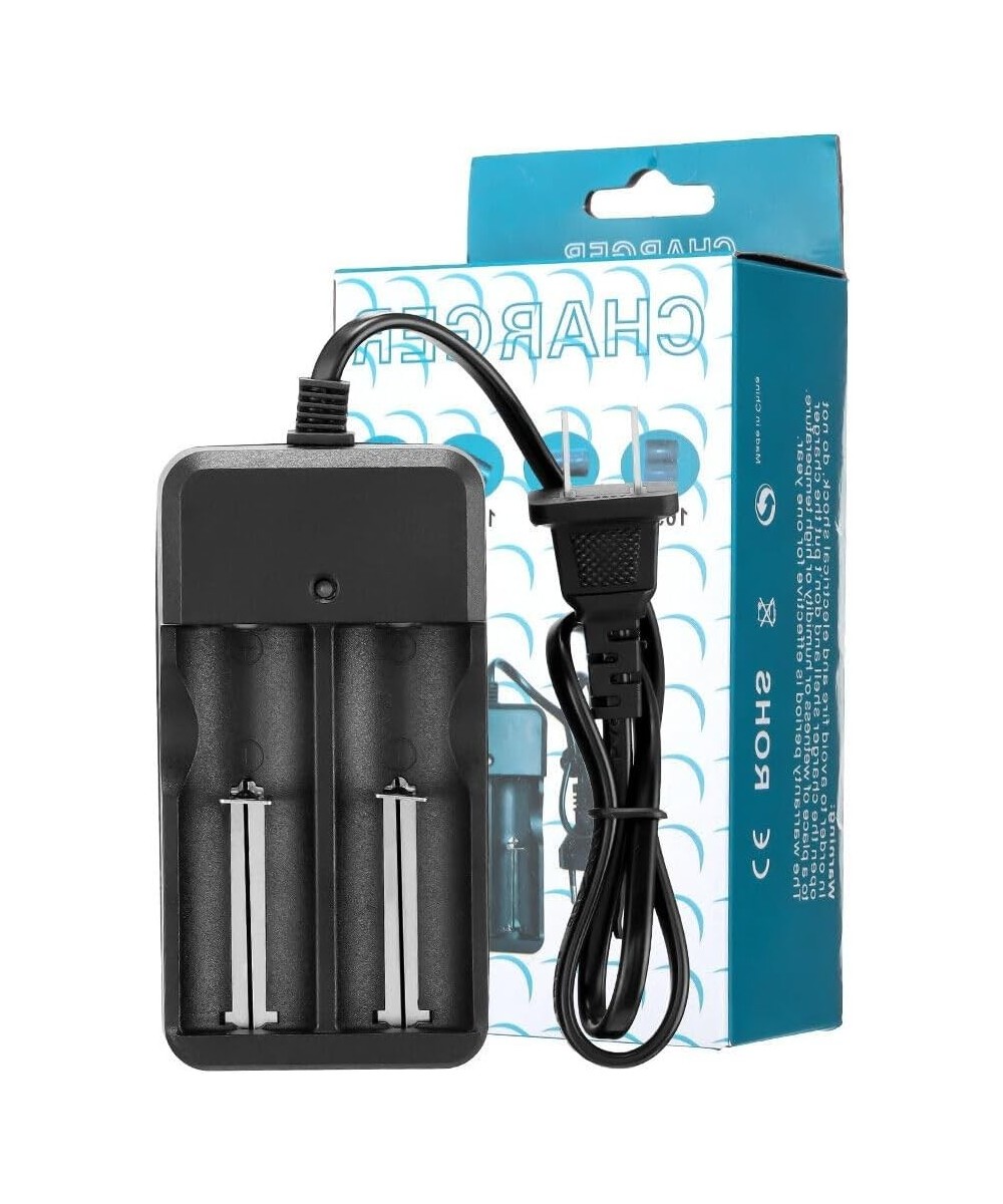 Cargador doble de baterías de litio 18650/16340/26650/14500 3.7V 800mAh