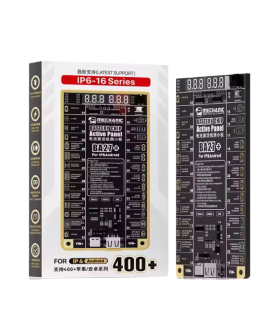 activador de baterias de celular MECHANIC BA27 con alimentador inteligente